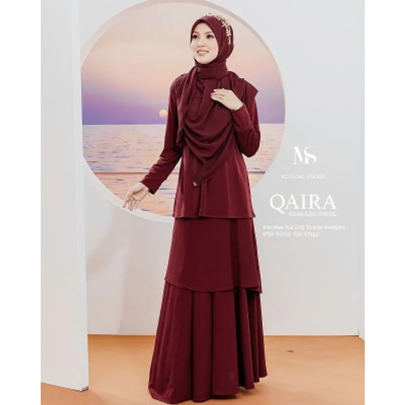 Mardina Safiyya Qaira Ironless Raya Dress